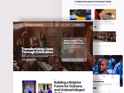 Recently did this website for an african NGO , what do you g...