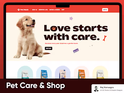 Pet Patch - Pet Care Website