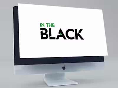 In the Black Logo Design