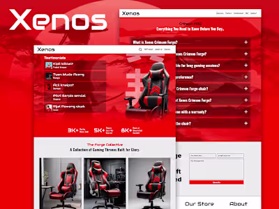 Xenos -Samurai style gaming templatea