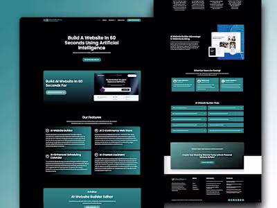 AI Website Design For Website Builder AI | Ashiqurtech