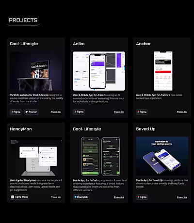 The portfolio I just designed is hot🔥