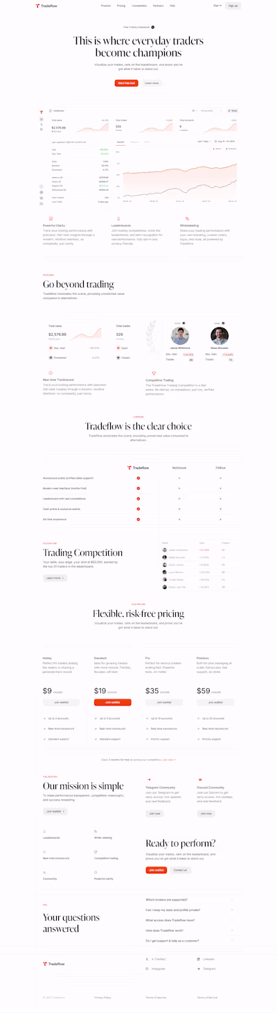 Figma to Webflow Landing Page Development