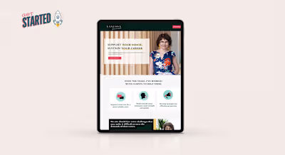 Personal Brand and Landing Page Development for Vanessa Sciacca