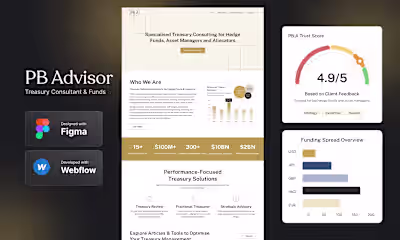 Recently did Webflow website for PBA Advisor Live URL: https...