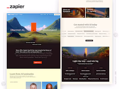 ZapConnect 2025 Registration Page - Framer Development