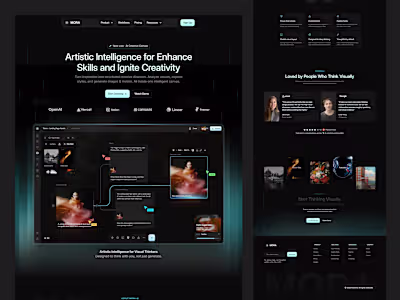 AI SaaS Landing Page