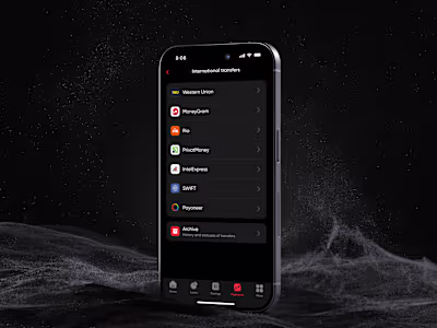 International Transfers in  PUMB－Banking App