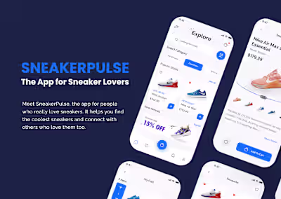 Sneakerpulse App Design