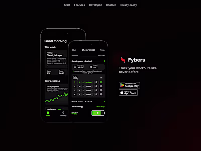 Created Fybers Workout App