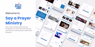 Say a Prayer Ministry - UX Case Study