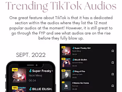 Social Media Manager|Trending TikTok Audios