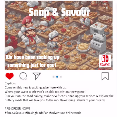 Nintendo: Snap & Savour