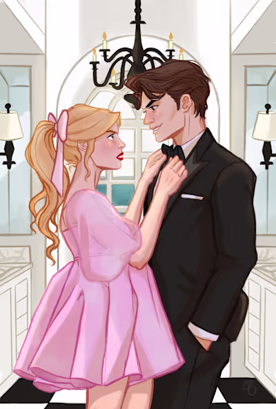 "Heiress Takes All" Pre-order Campaign  Illustration