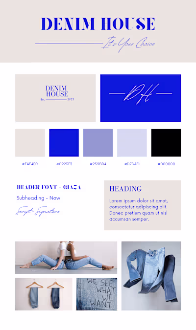 Denim House | Fashion Brand on Behance