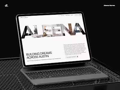 Aleena Homes | Content Management in Framer
