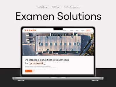 Examen Solutions | Website Design & Development