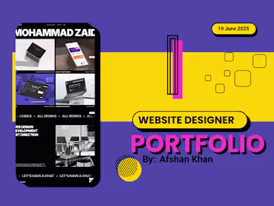 A Sleek & Interactive Portfolio in Framer