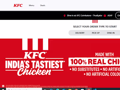 GitHub - Hariharan3525/KFC-Clone