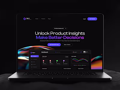 Gen1. - SaaS Landing Page | Framer