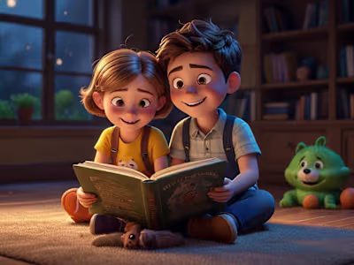 I will create children story ebook illustrations with midjourney