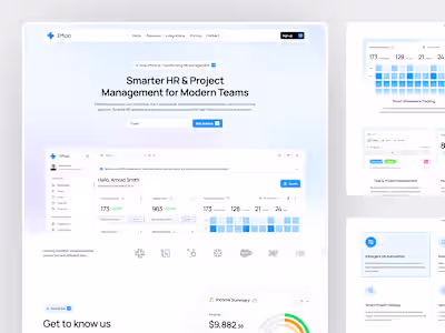 Efficio - HR Management Landing Page