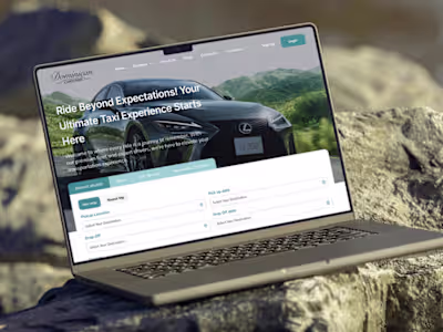 🚕 A taxi booking experience that feels effortless When I st...