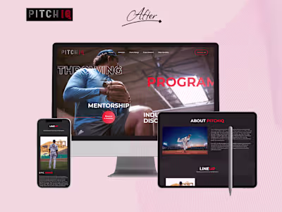Web Design and Learndash Integration for MLB Coach