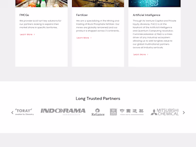 ITACO – Corporate Website for a Global Conglomerate