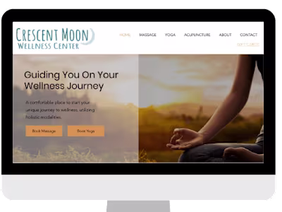 Customized Website with Scheduling Feature