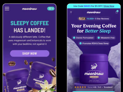 High-Converting Shopify Page Driving 2X Sales