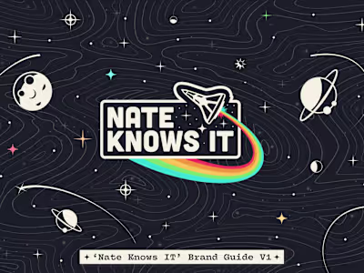 Full Brand Identity for "Nate Knows IT"