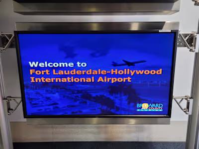 Fort Lauderdale Airport Logos, Badges, and Screen Design