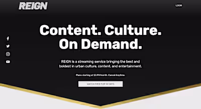 Product Management for Reign.com Web Application