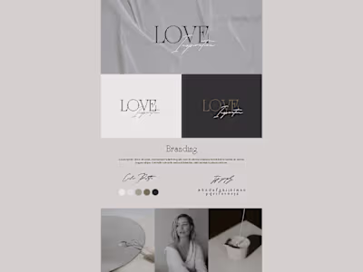 design modern minimalist brand kit, logo, identity