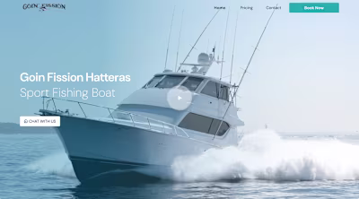 Goin Fission Yacht website