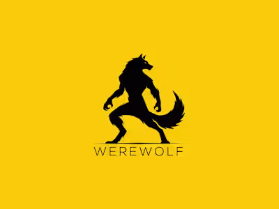 Werewolf Vector Logo For Sale!