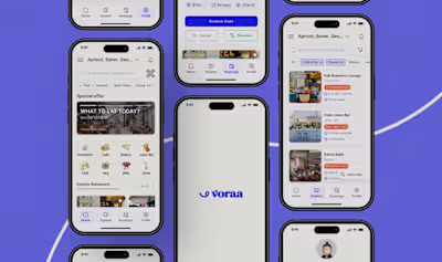 Voraa Dining Experience App Development