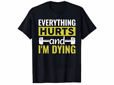 GYM T shirt design