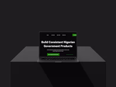 🌉Naija Design System: Design Documentation