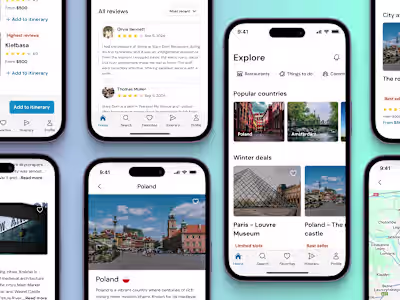 Itravel - ios App Design