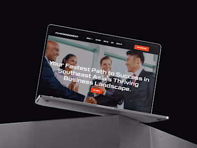 AV Management Website Design