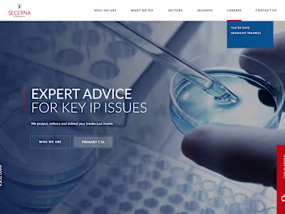 Secerna - UI/UX Design — Jamie Peel