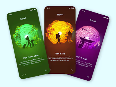Travel App Onboarding