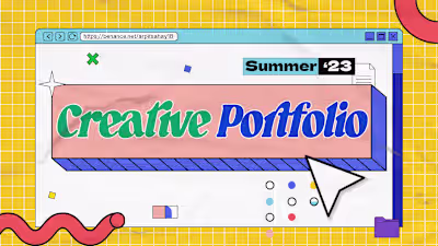 Arpit Sahay - Creative Portfolio Summer '23