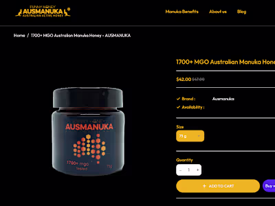 Shopify E-commerce Development for Ausmanuka