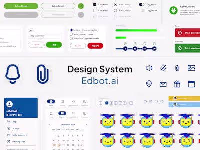 Edbot.ai Design System Revamp