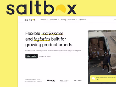 Saltbox | Webflow Development for U.S.-based operations hub