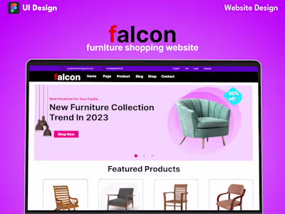 Furniture Shopping Website-UI Design :: Behance