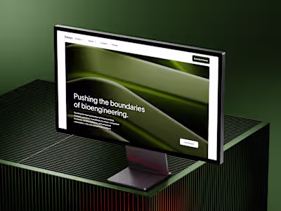 Webflow Website Design for Biotech Company Dalays